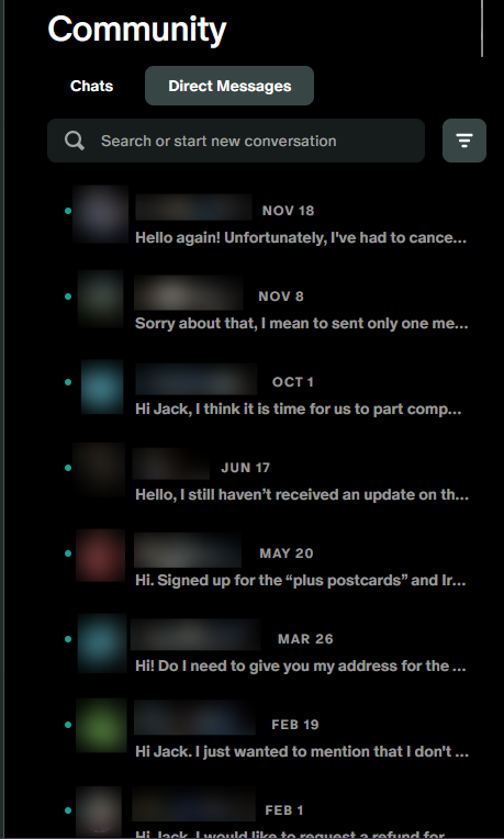 Over 100 unread messages on Patreon Over 100 unread messages on Patreon